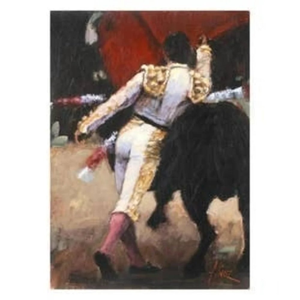 Fabian Perez - "Pasa De Pecho" is a hand textured limited edition